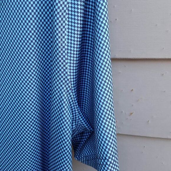 NWT Mens Cutter & buck Blue Black Golf Polo size XL - Picture 8 of 11